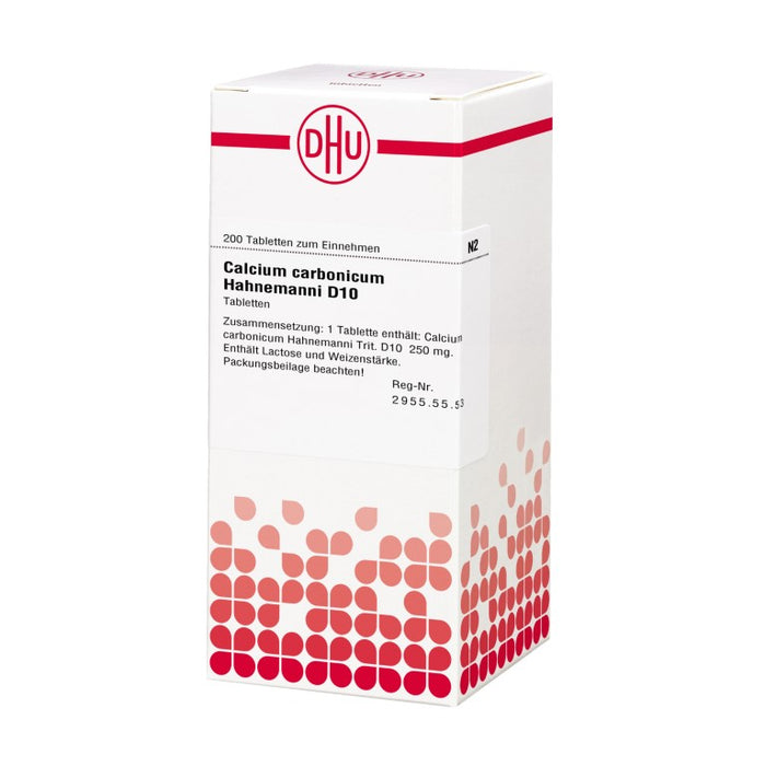 Calcium carbonicum D10 DHU Tabletten Hahnemanni, 200 St. Tabletten