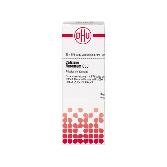 DHU Calcium fluoratum C30 Dilution, 20 ml Lösung