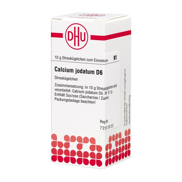 DHU Calcium jodatum D6 Streukügelchen, 10 g Globuli