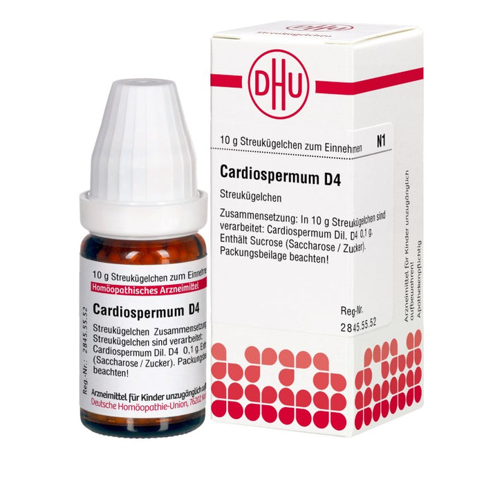 DHU Cardiospermum D4 Streukügelchen, 10 g Globuli