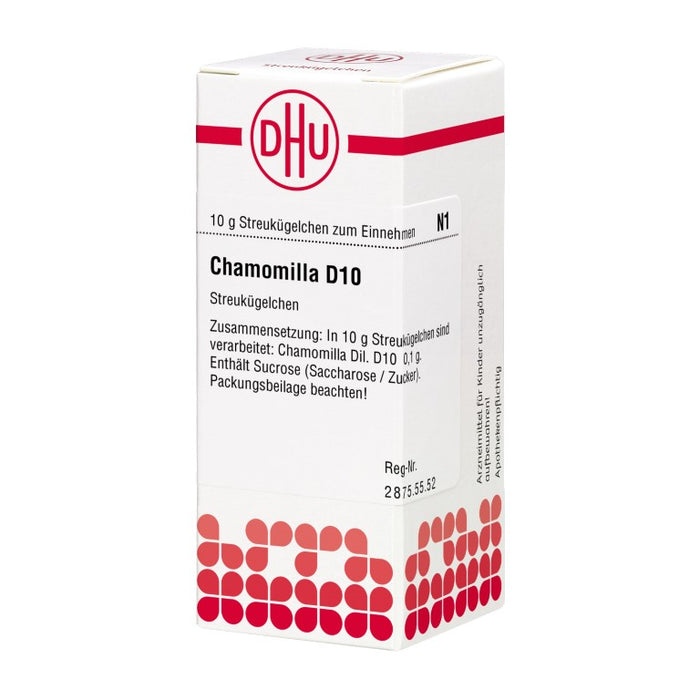 DHU Chamomilla D10 Streukügelchen, 10 g Globules