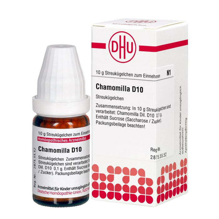 DHU Chamomilla D10 Streukügelchen, 10 g Globules