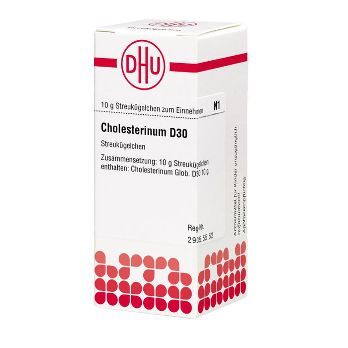 DHU Cholesterinum D30 Streukügelchen, 10 g Globules