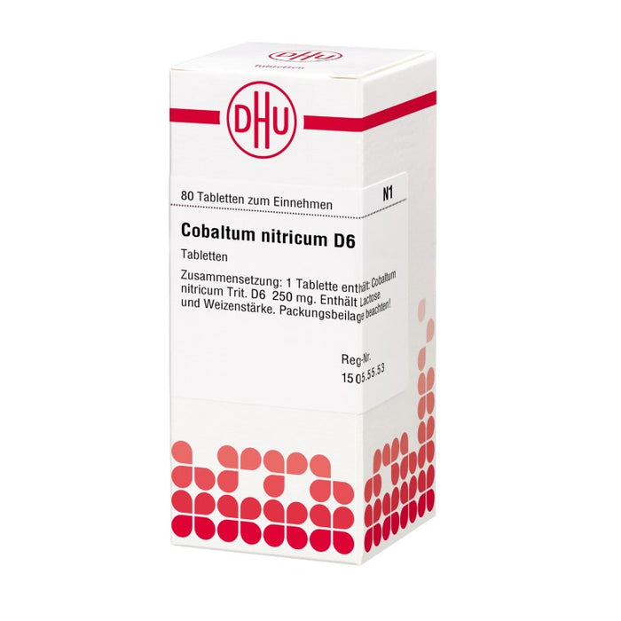 DHU Cobaltum nitricum D6 Tabletten, 80 pcs. Tablets