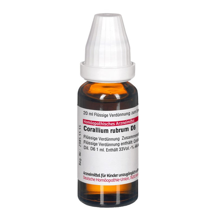 Corallium rubrum D6 DHU Dilution, 20 ml Lösung