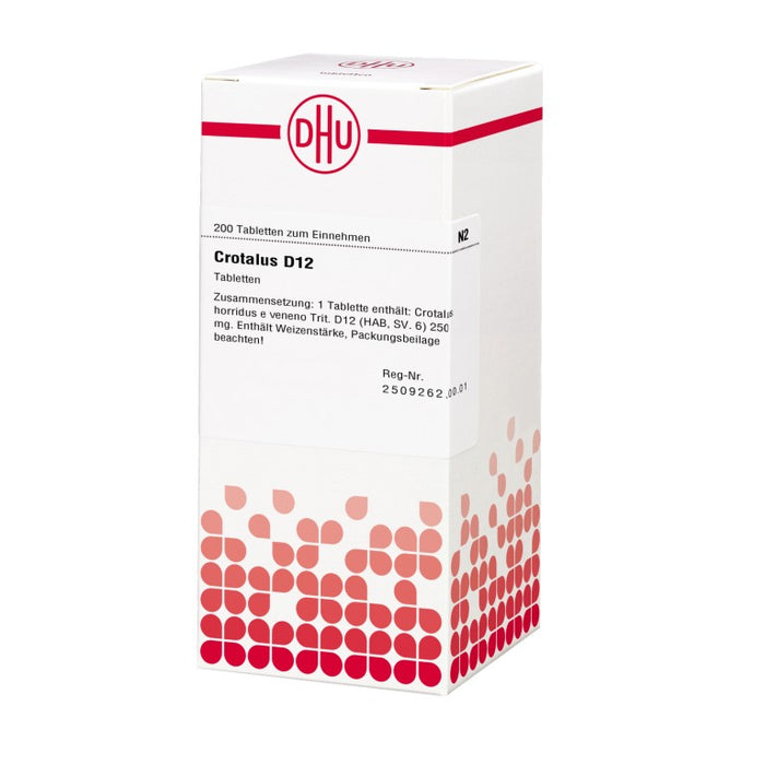 Crotalus D12 DHU Tabletten, 200 St. Tabletten