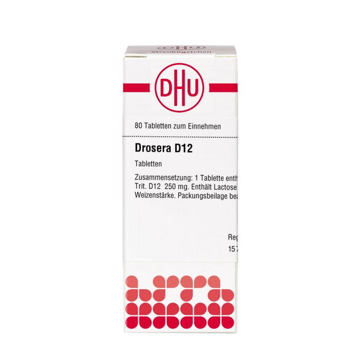 Drosera D12 DHU Tabletten, 80 St. Tabletten