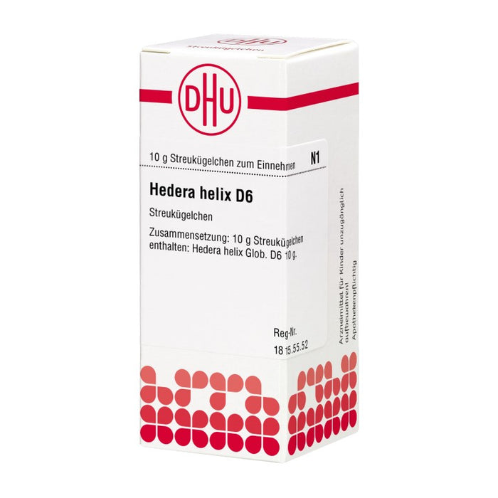 DHU Hedera helix D6 Streukügelchen, 10 g Globuli