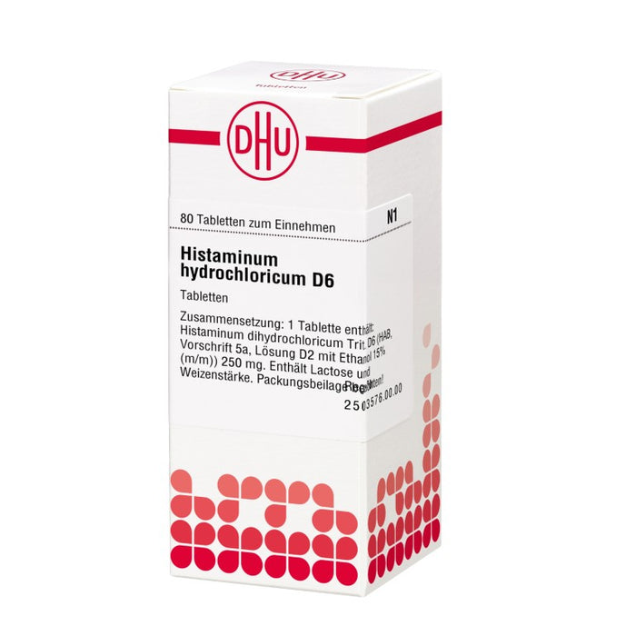 DHU Histaminum hydrochloricum D6 Tabletten, 80 St. Tabletten