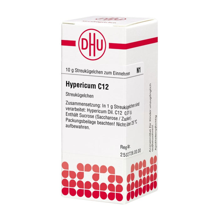 DHU Hypericum C12 Streukügelchen, 10 g Globuli