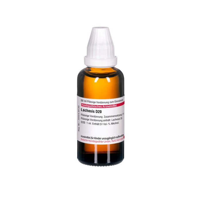 DHU Lachesis D20 Dilution, 50 ml Lösung