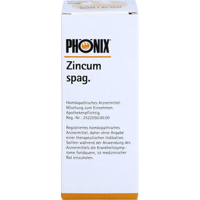 Phönix zincum spag. Tropfen, 100 ml MIS