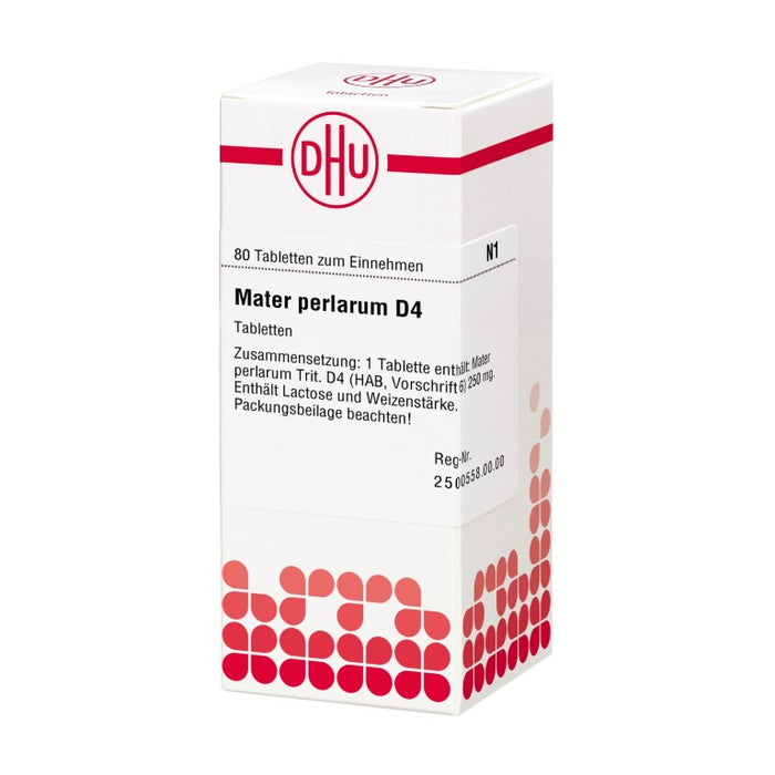 DHU Mater perlarum D4 Tabletten, 80 St. Tabletten