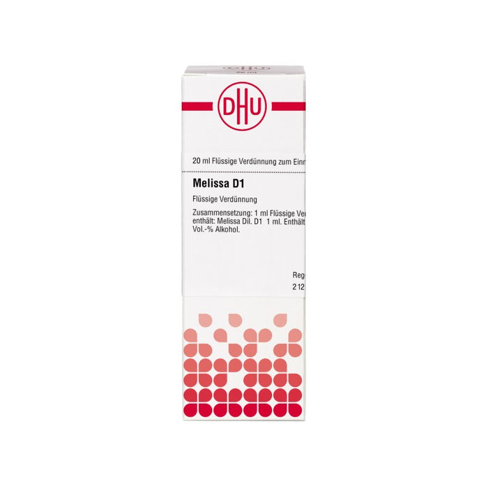 DHU Melissa D1 Dilution, 20 ml Lösung