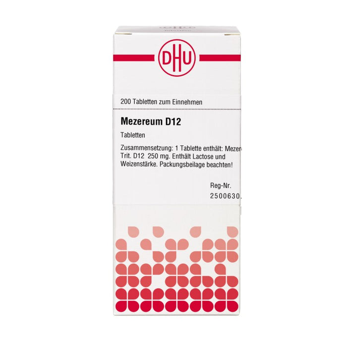 DHU Mezereum D12 Tabletten, 200 pcs. Tablets