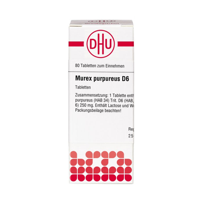 DHU Murex purpureus D 6 Tabletten, 80 St. Tabletten