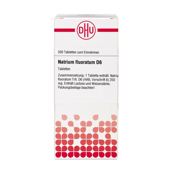 Natrium fluoratum D6 DHU Tabletten, 200 St. Tabletten