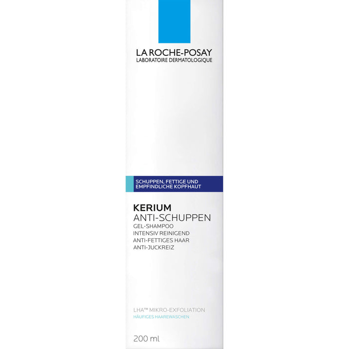 LA ROCHE-POSAY Kerium Shampoo-Gel Anti-Schuppen, 200 ml Shampoing