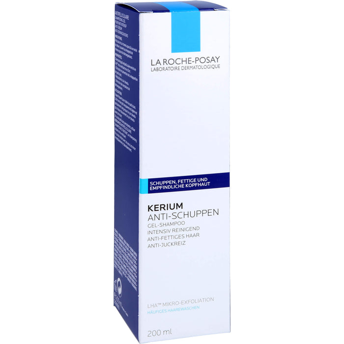 LA ROCHE-POSAY Kerium Shampoo-Gel Anti-Schuppen, 200 ml Shampoo