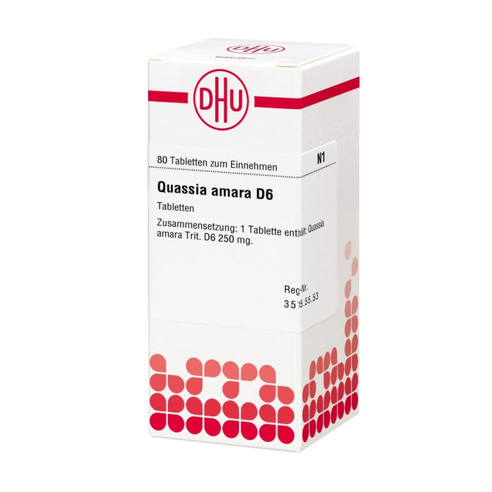 DHU Quassia D6 Tabletten, 80 pcs. Tablets