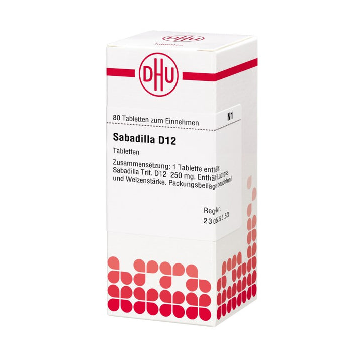 Sabadilla D12 DHU Tabletten, 80 St. Tabletten