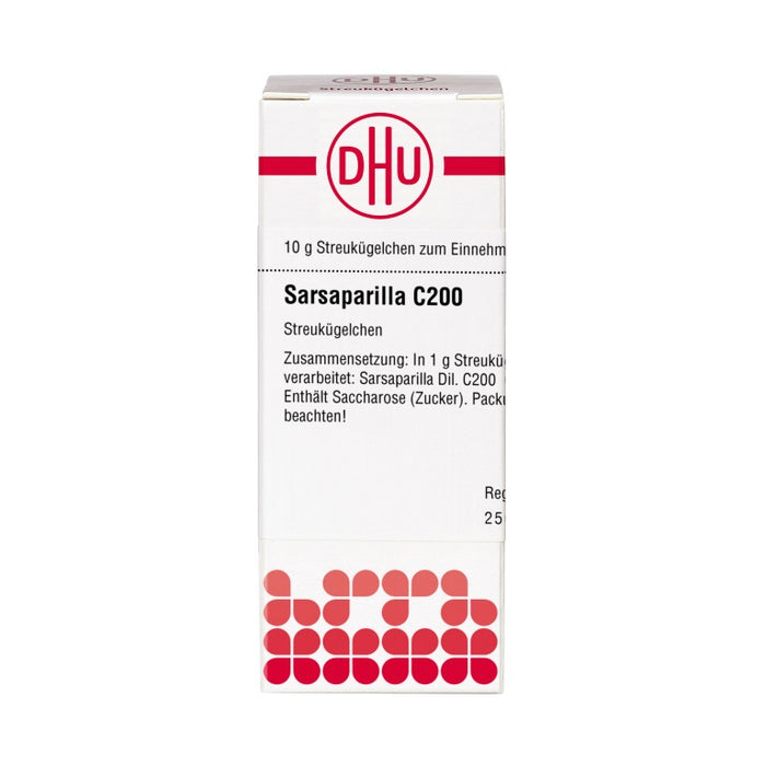 DHU Sarsaparilla C200 Streukügelchen, 10 g Globules