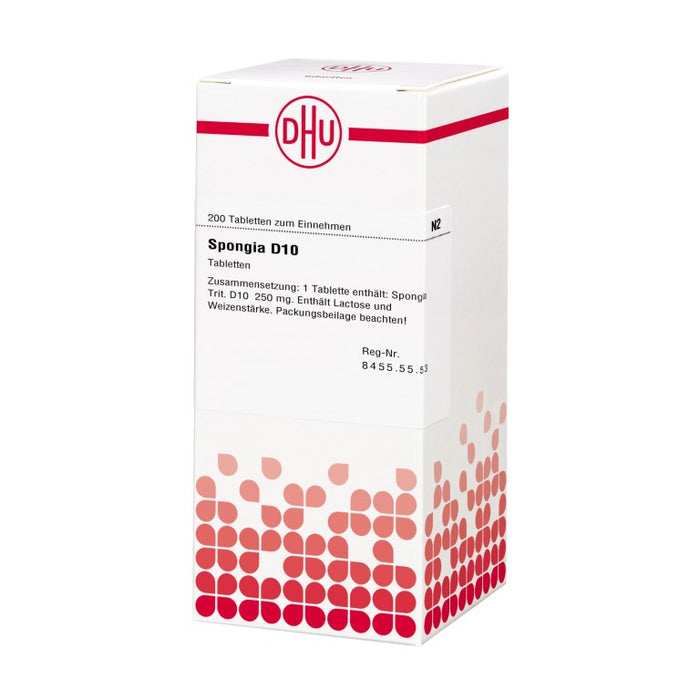 DHU Spongia D10 Tabletten, 200 St. Tabletten