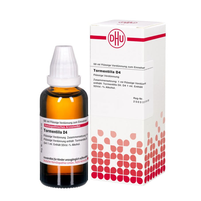 Tormentilla D4 DHU Dilution, 50 ml Lösung