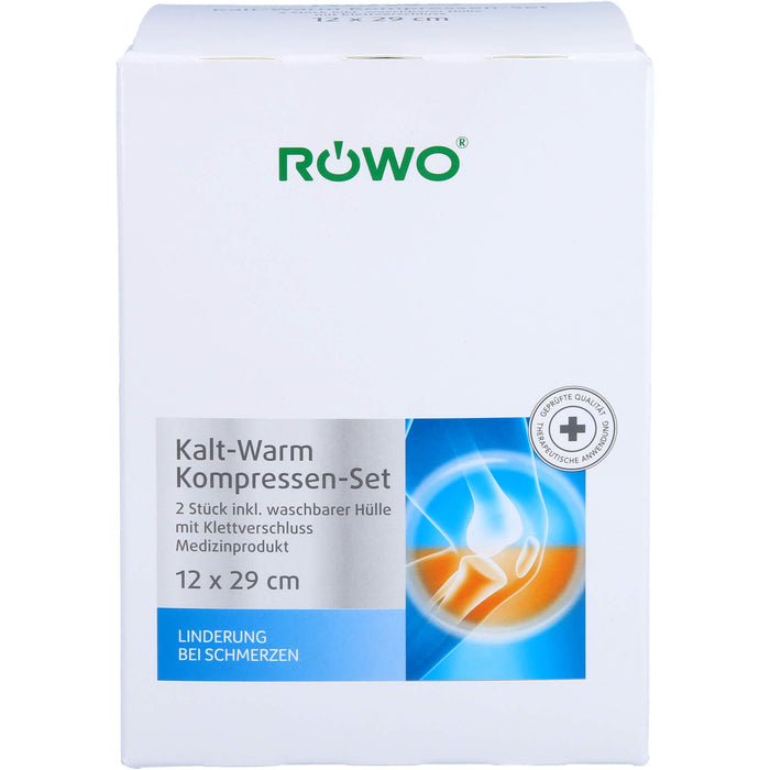 RÖWO Kalt-/Warm-Kompresse mit Klettbandage 15 x 29 cm, 1 pc Compresses