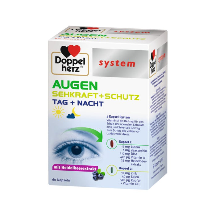 Doppelherz system AUGEN SEHKRAFT + SCHUTZ, 60 pc Capsules