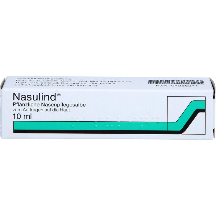 Nasulind Pflanzliche Nasenpflegesalbe, 10 ml Ointment