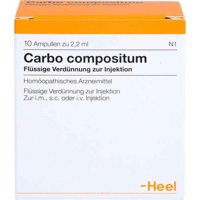 Carbo compositum Inj.-Lsg., 10 St AMP