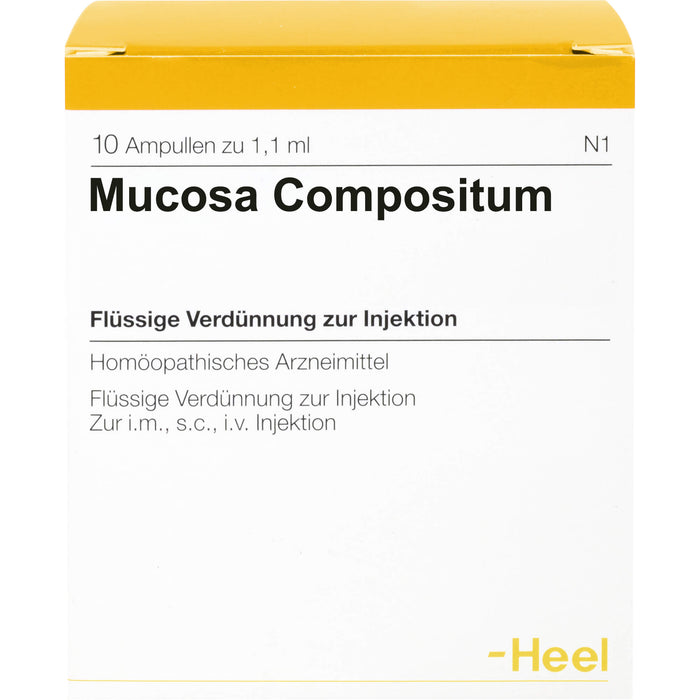 Mucosa compositum Injektionslösung, 10 pcs. Ampoules