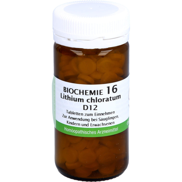 Bombastus Biochemie 16 Lithium chloratum D12 Tabletten, 200 pcs. Tablets