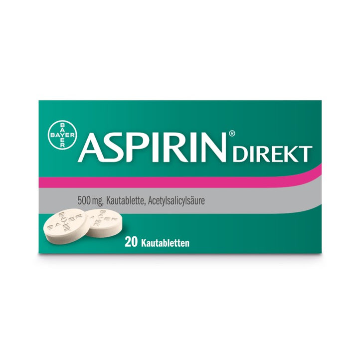 ASPIRIN Direkt Kautabletten, 20 pcs. Tablets