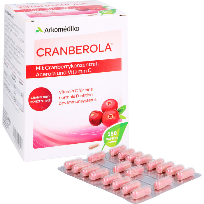 CRANBEROLA Kapseln, 180 pcs. Capsules