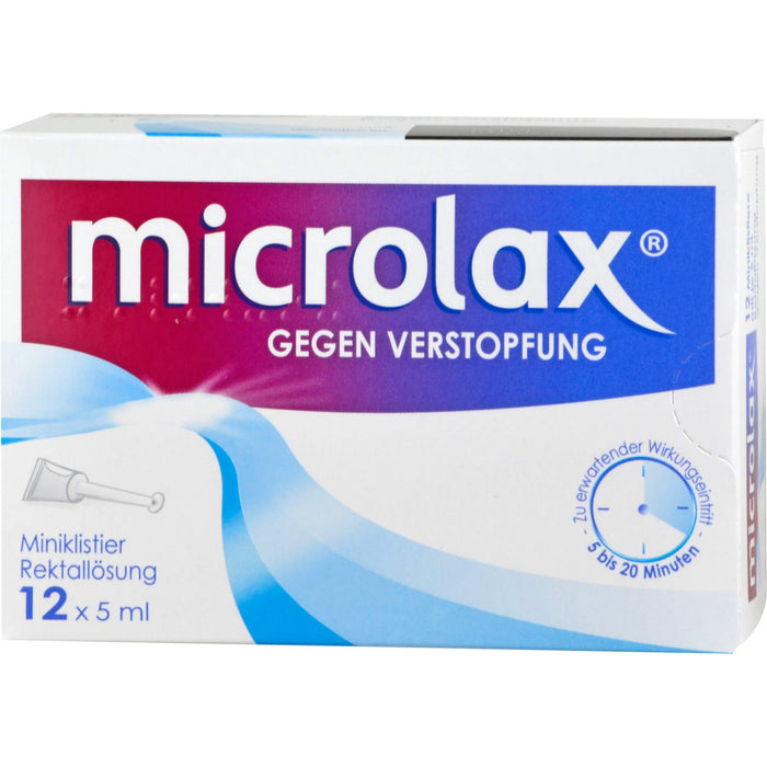 microlax Miniklistier Rektallösung Reimport EMRAmed, 12 pc Lavements