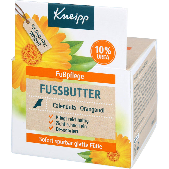 Kneipp Fussbutter Ringelblume-Rosmarin reichhaltige Pflege für trockene Füße, 100 g Cream