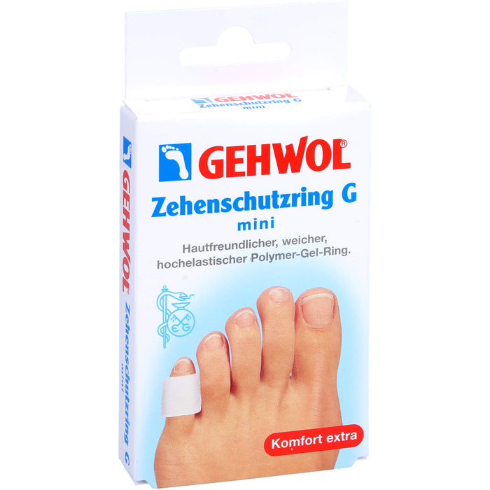 GEHWOL Polymer-Gel Zehenschutzring G mini, 2 St. Pflaster