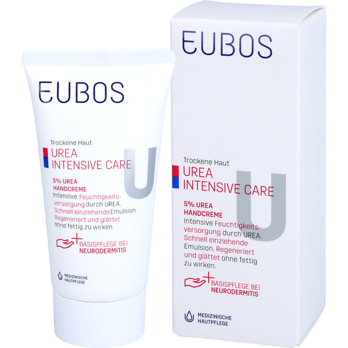 EUBOS Trockene Haut Urea 5% Handcreme, 75 ml Cream