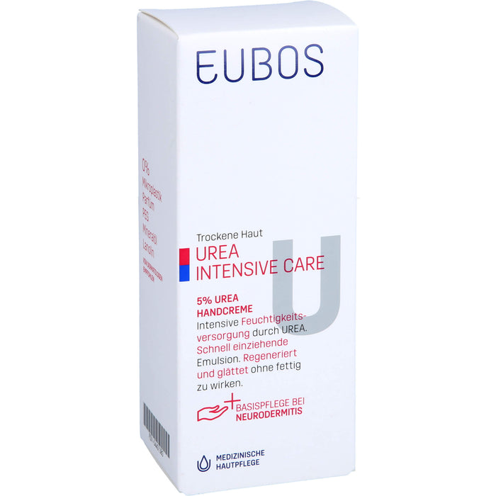 EUBOS Trockene Haut Urea 5% Handcreme, 75 ml Cream