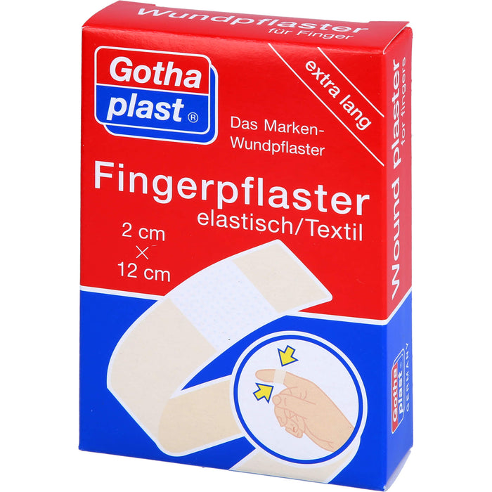 GOTHAPLAST FINGERVERBAND 2X12, 10 pcs. Patch