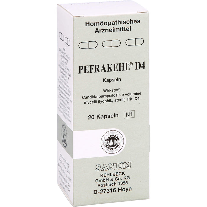 Pefrakehl D4 Kaps., 20 pc Capsules