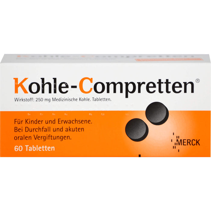 Kohle-Compretten, Tabletten, 60 St TAB