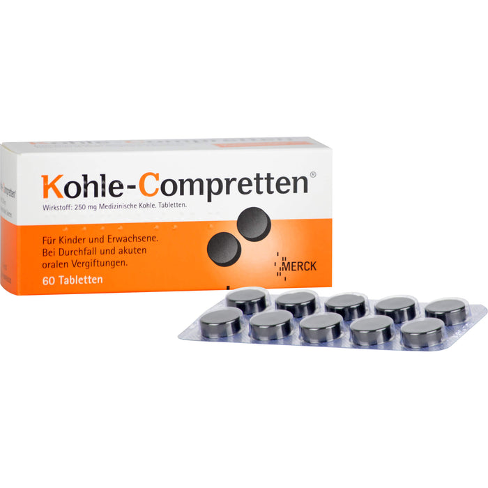 Kohle-Compretten, Tabletten, 60 St TAB