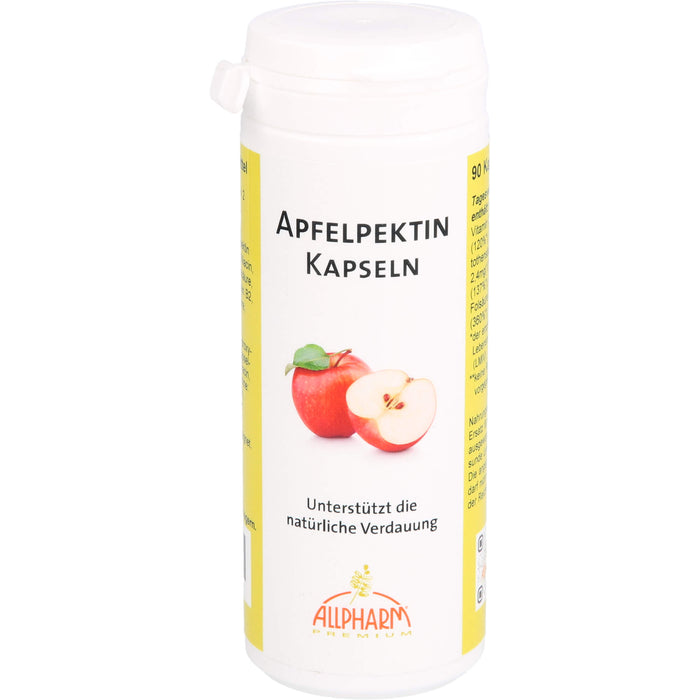 ALLPHARM Apfelpektin Kapseln unterstützt die natürliche Verdauung, 90 pcs. Capsules