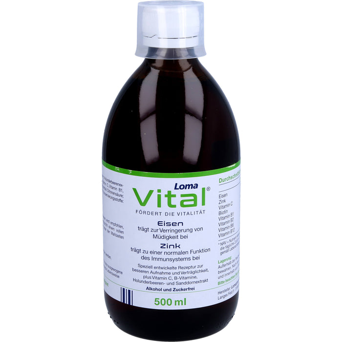 Lomavital Eisen+Zink, 500 ml FLU