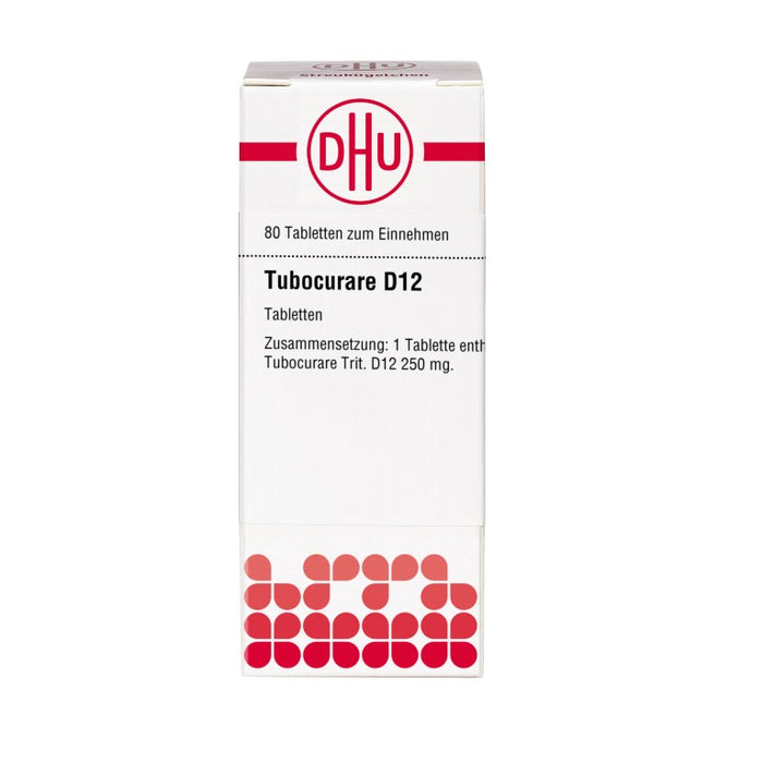 Tubocurare D12 DHU Tabletten, 80 St. Tabletten