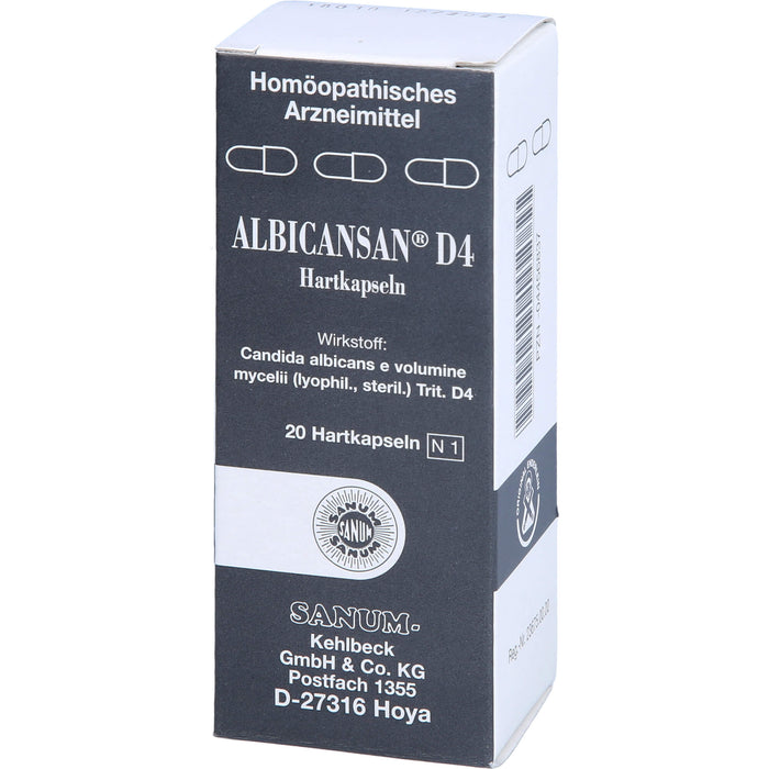 Albicansan D4 Sanum-Kehlbeck Kaps., 20 pcs. Capsules