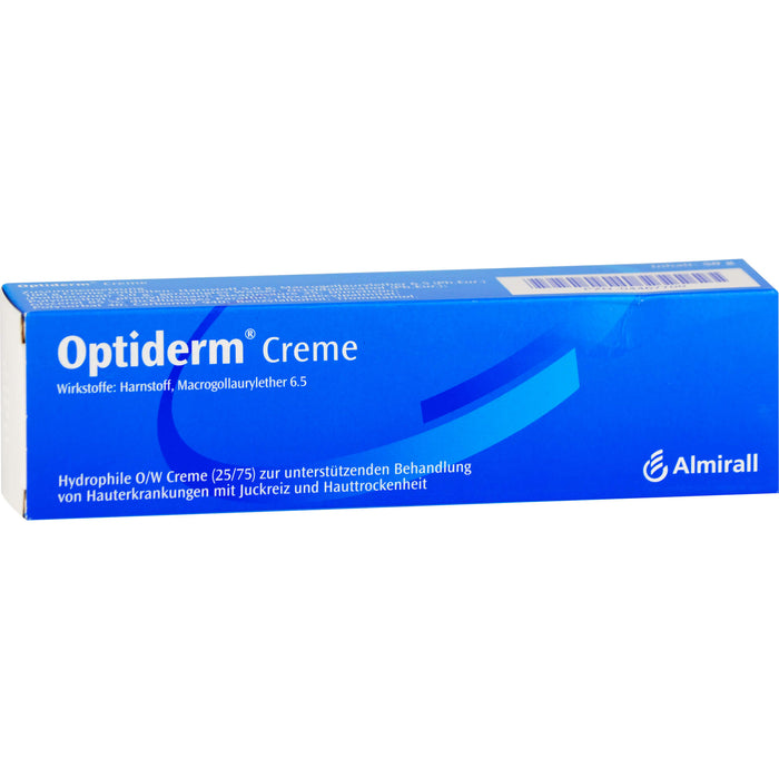 Optiderm Creme bei Hauterkrankungen mit Juckreiz und Hauttrockenheit, 50 g Crème